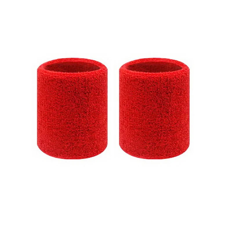 Klasyczne Frotki Bawełniane na Nadgarstek 8 cm (Zestaw 2 szt. / Para)
