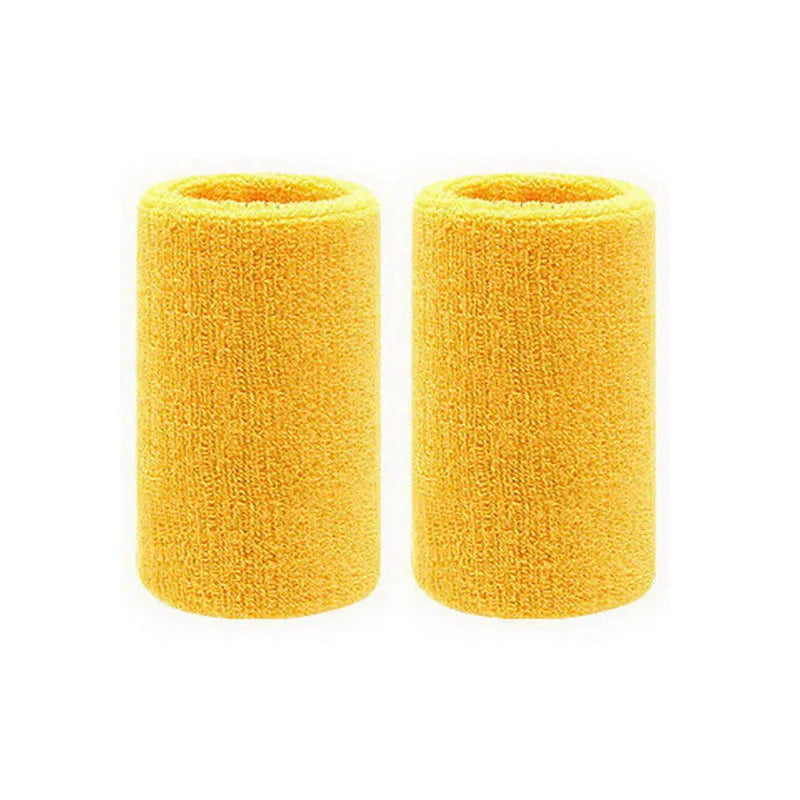 Przedłużane Frotki Bawełniane na Nadgarstek 11 cm (Zestaw 2 szt. / Para)