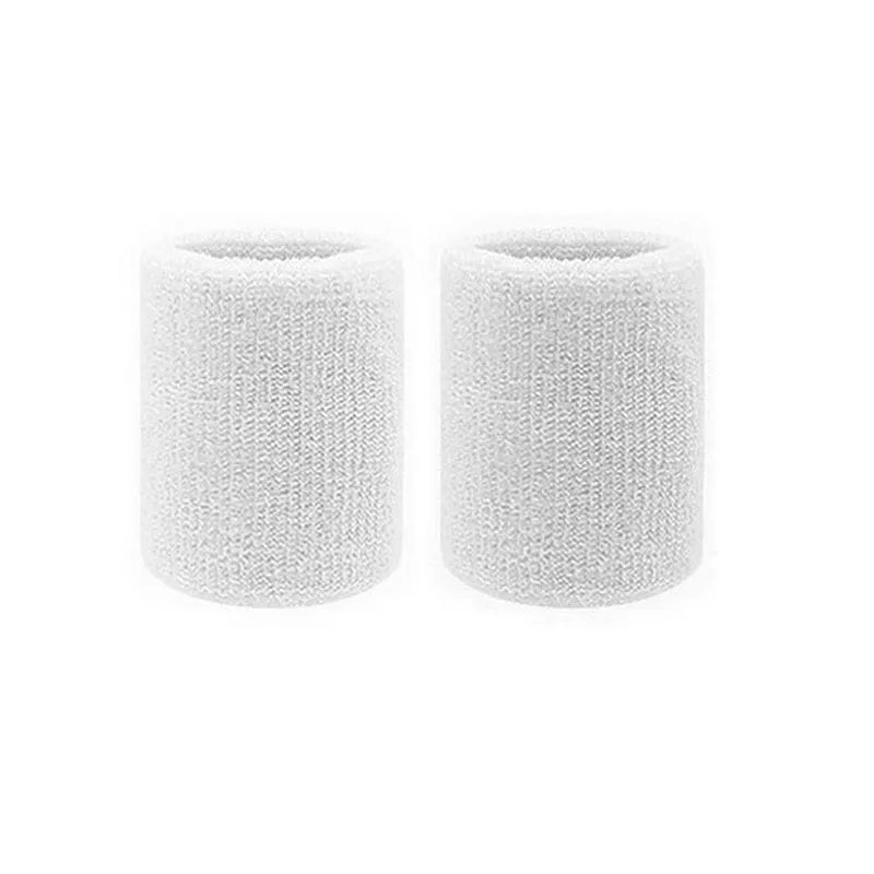 Klasyczne Frotki Bawełniane na Nadgarstek 8 cm (Zestaw 2 szt. / Para)